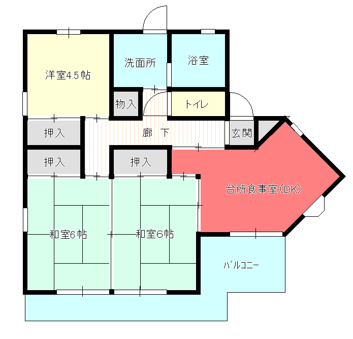 仁王住宅間取り図